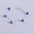 Single line Evil Eye Bracelet-0