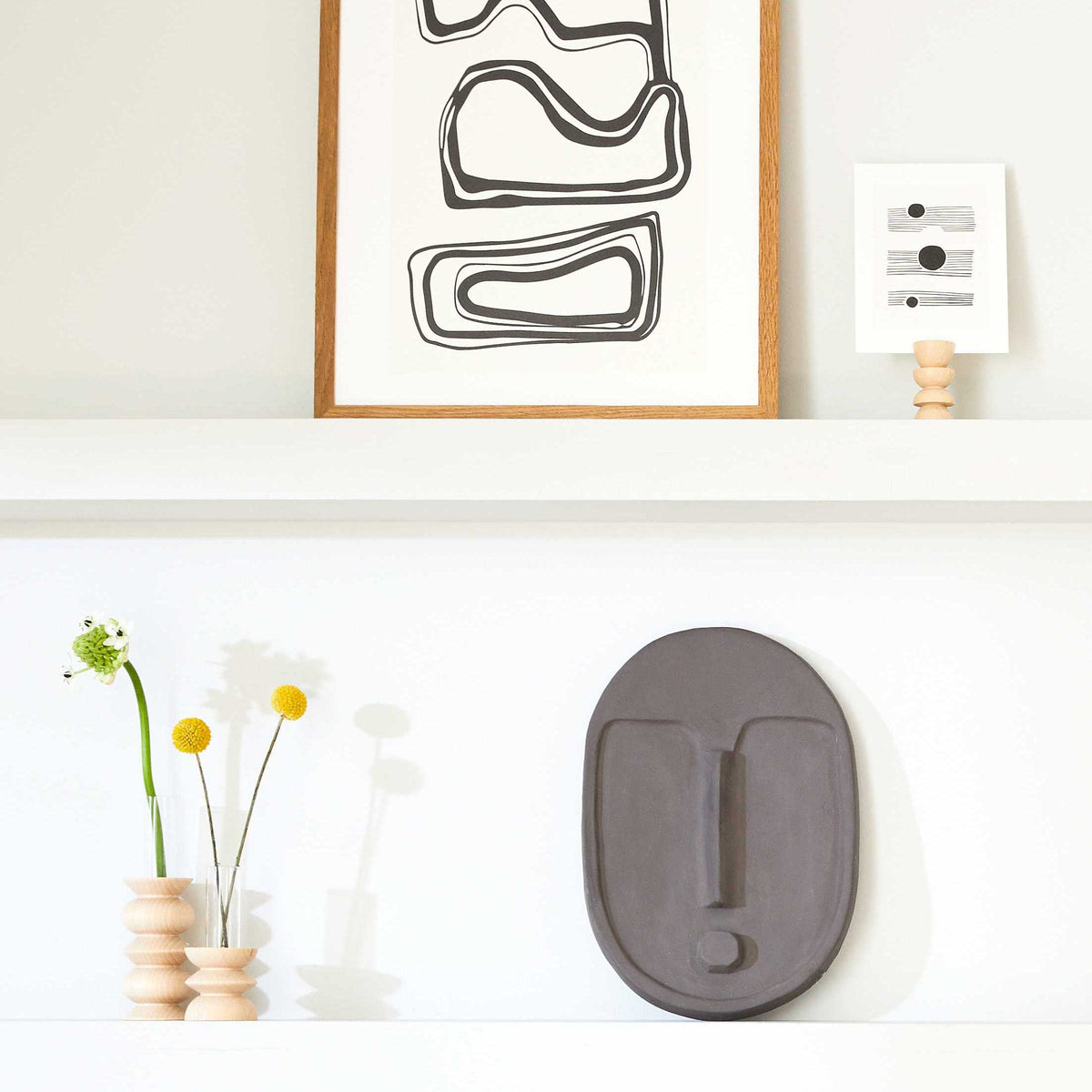 Totem Wooden Vase - Short Nº 3-3