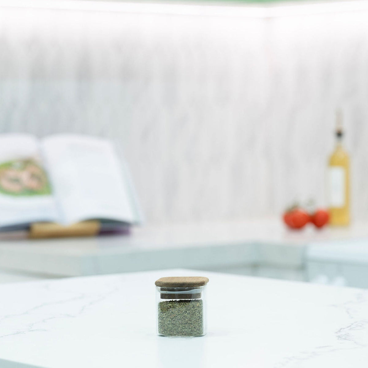 Square Acacia Spice Jars – 3 Sizes-3