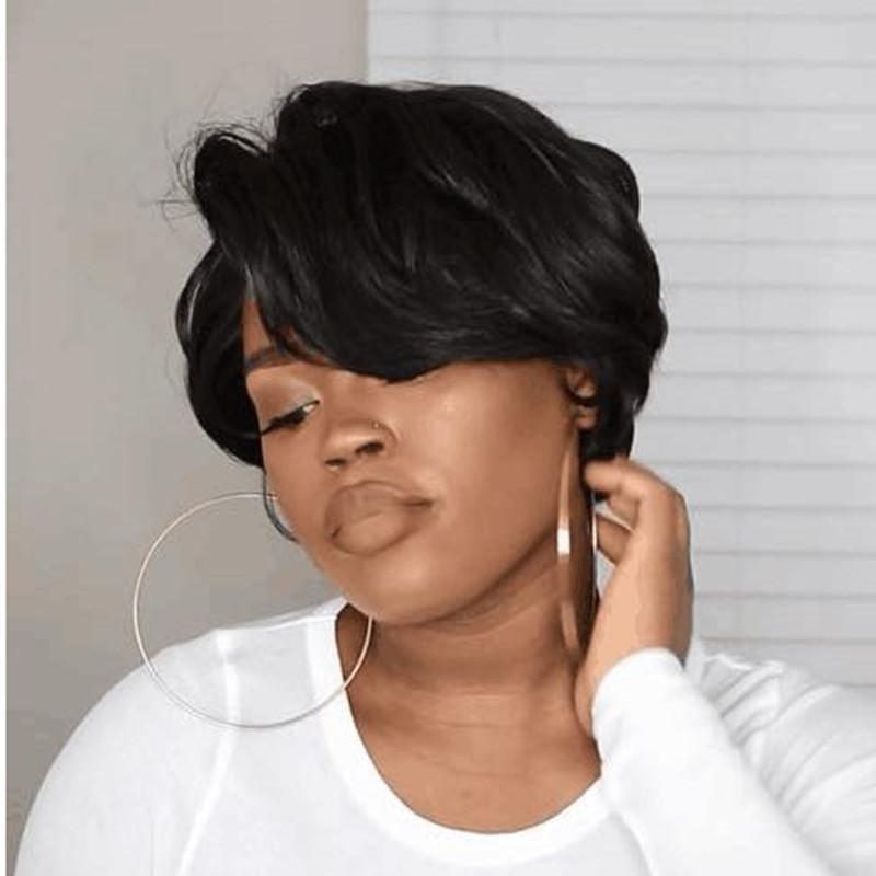 Stylish Lace Front Short Bob Wig-2