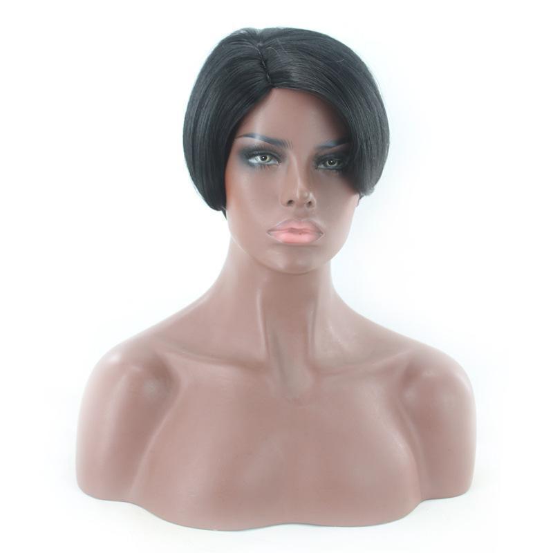 Stylish Lace Front Short Bob Wig-4