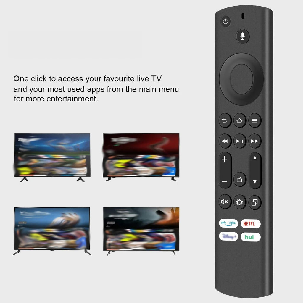 NNEIDS Smart Tv Voice Remote For Insignia Toshiba Fire Tv-3