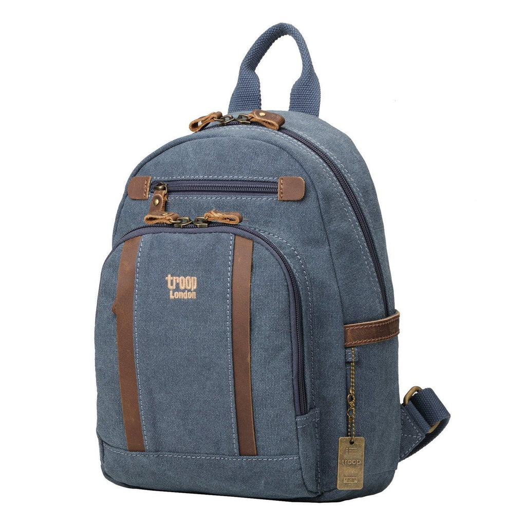 Small Canvas Backpack with Tablet Sleeve | TRP0255-1