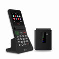 TTfone TT660 Flip Big Button Mobile with O2 SIM, USB C Dock Charger-0
