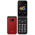 Used - TTfone TT760 4G Red with USB Cable, Vodafone SIM-0