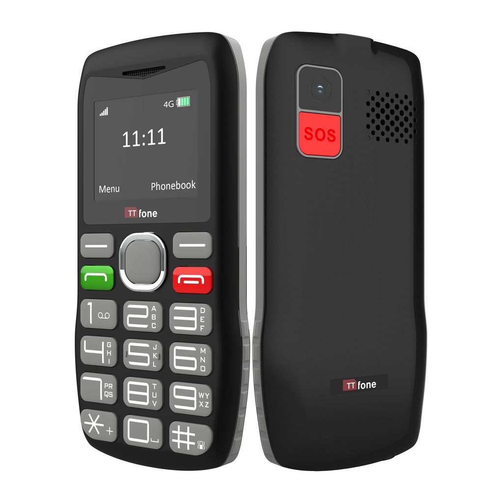 TTfone TT890 4G Mobile Phone with Giffgaff Pay As You Go SIM card and USB Type C Cable-1