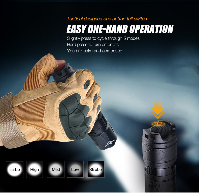 TANK007 KC16 Outdoor Tactical Flashlight