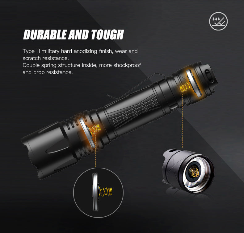 TANK007 KC16 Outdoor Tactical Flashlight