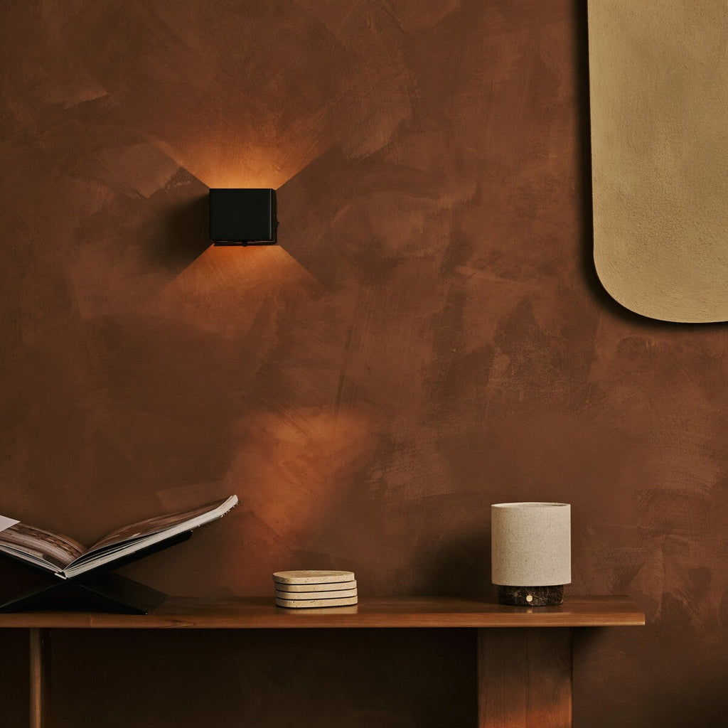 Tess Black Rechargeable Wall Light-3
