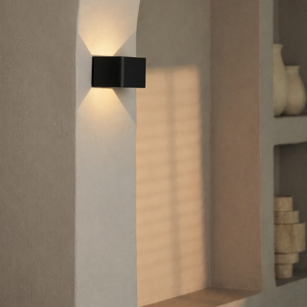 Tess Black Rechargeable Wall Light-4