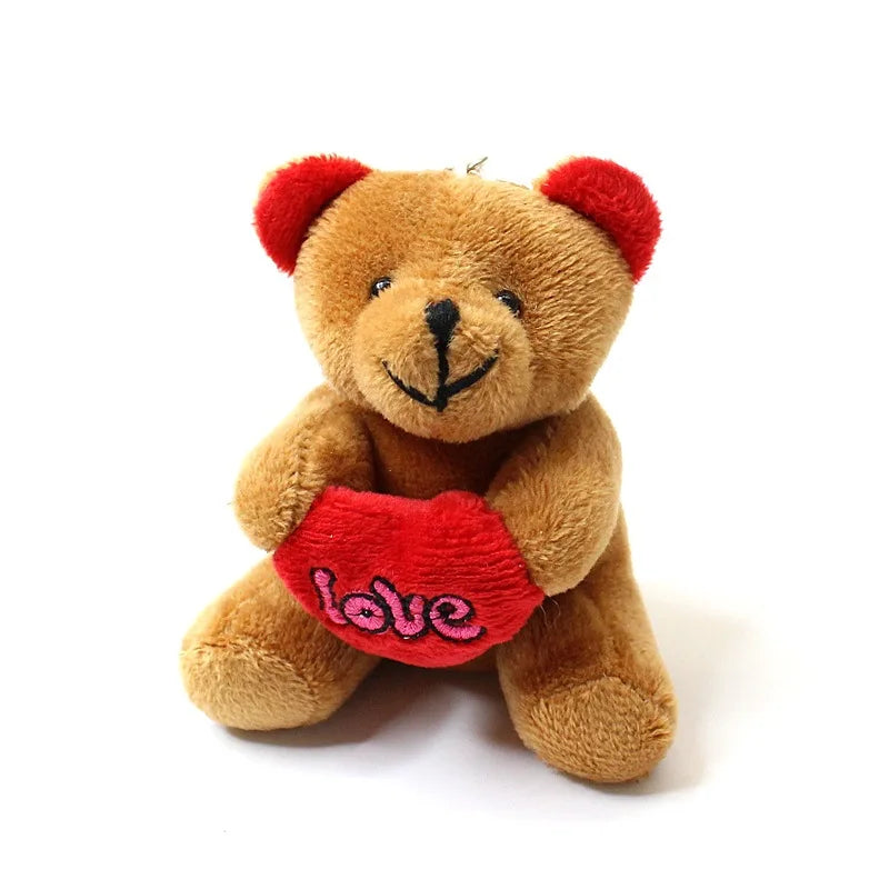 Bow Tie Teddy Bear Plush Pendant - Valentines Gift-2