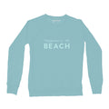 Women's Beach Bold Crew Sweatshirt, Teal
