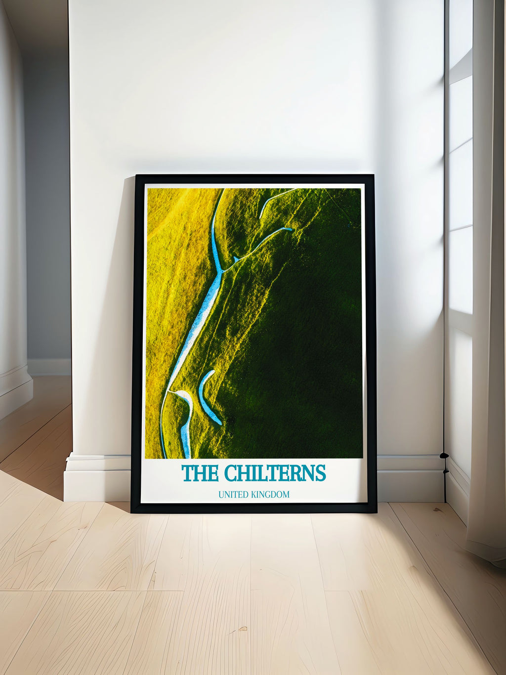 The Chilterns Wall Art The Ridgeway Framed Art United Kingdom Vintage Posters-0