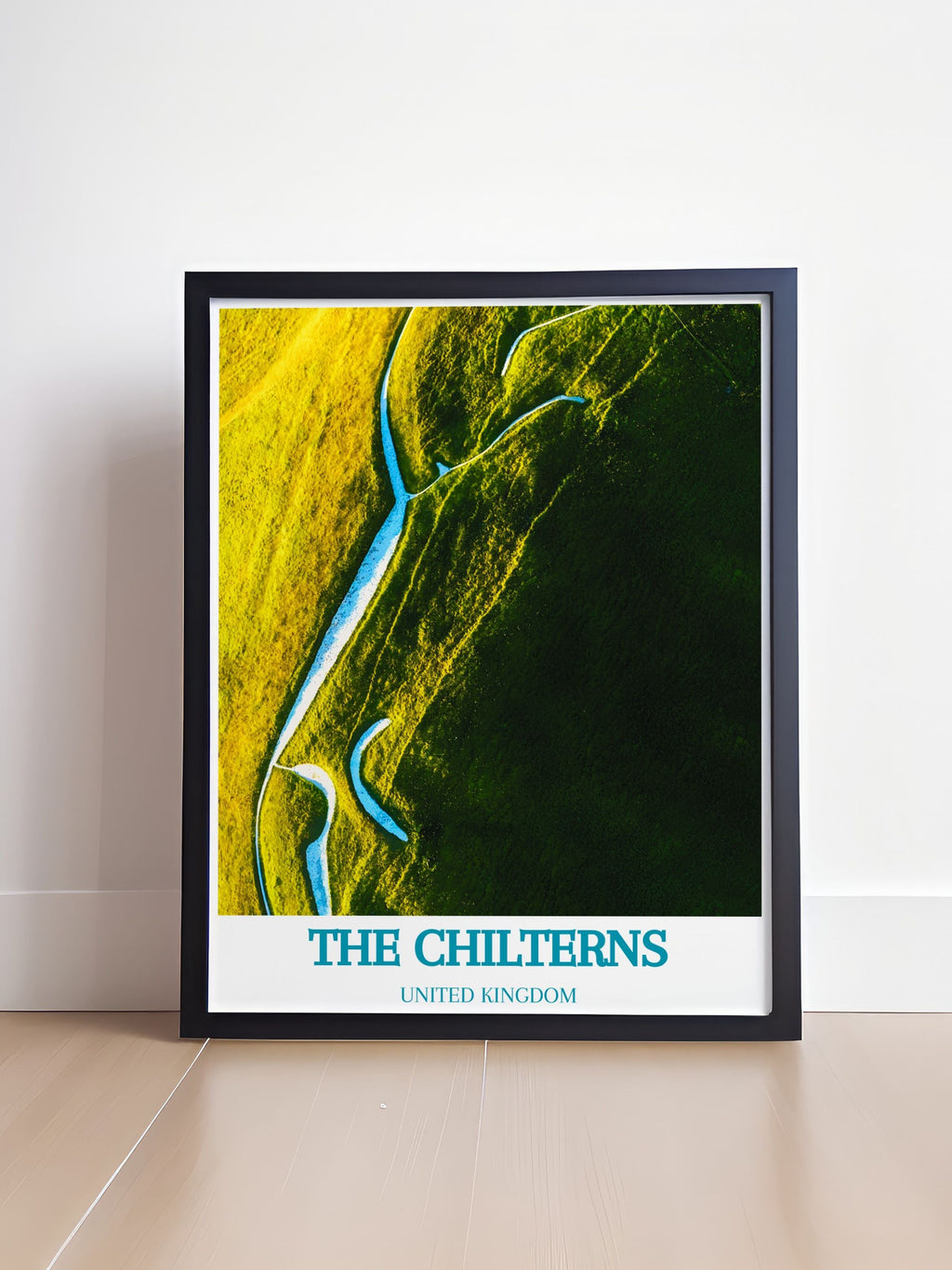 The Chilterns Wall Art The Ridgeway Framed Art United Kingdom Vintage Posters-1
