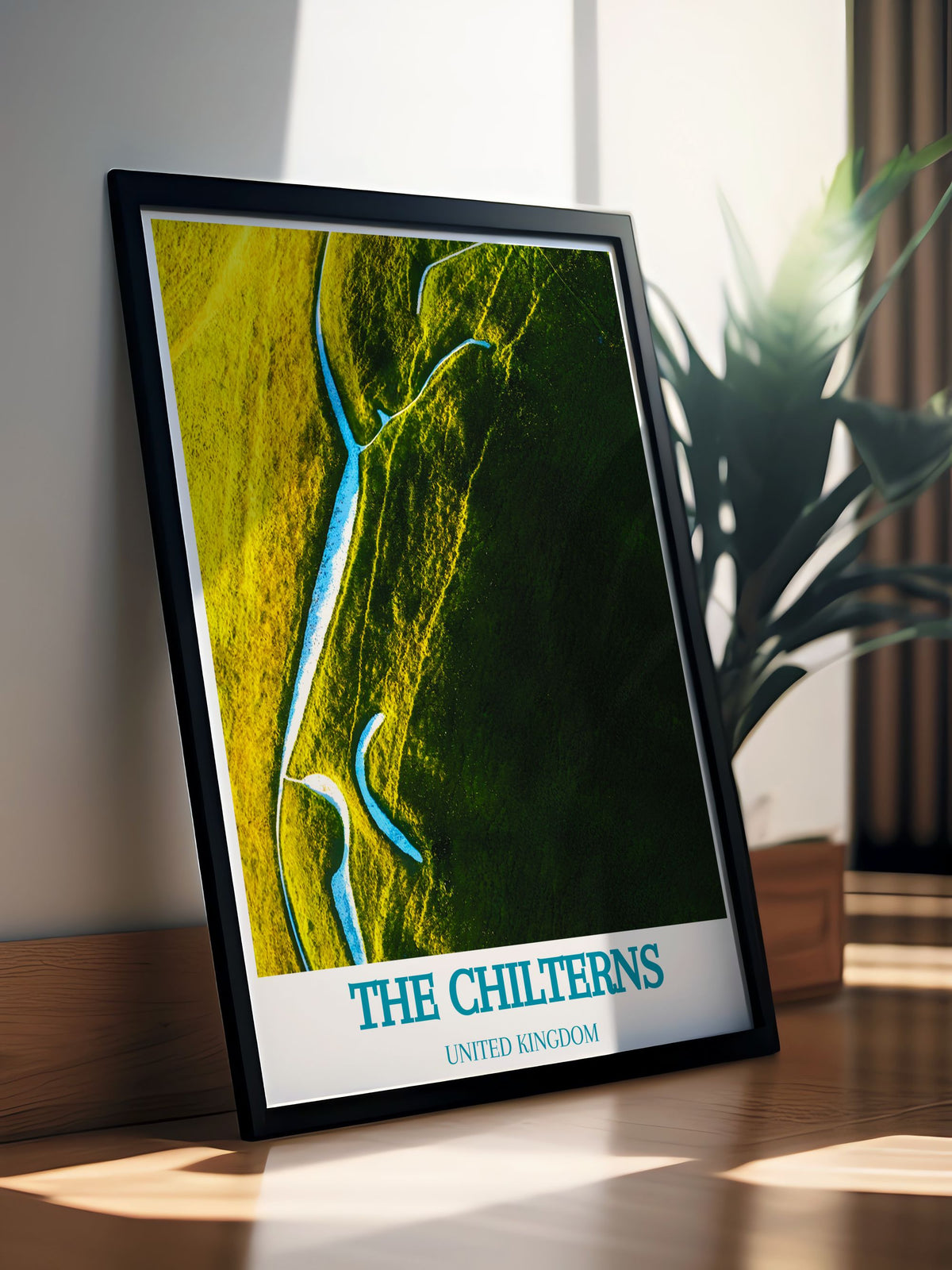 The Chilterns Wall Art The Ridgeway Framed Art United Kingdom Vintage Posters-2