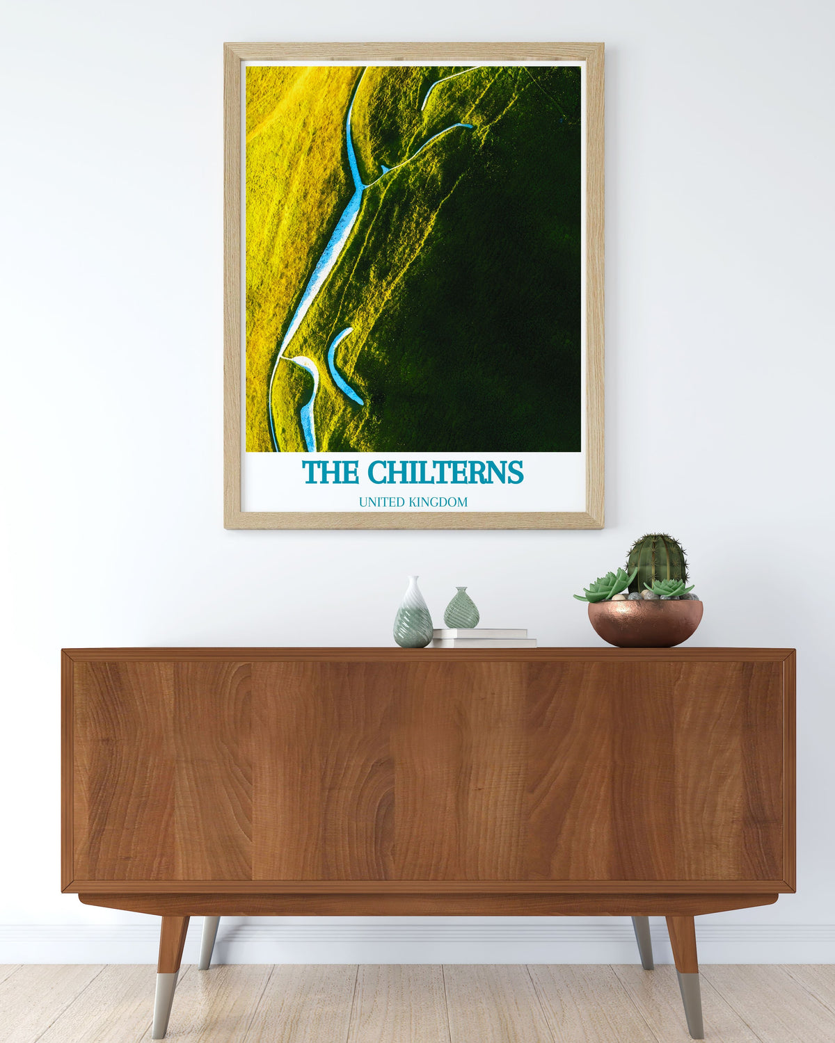 The Chilterns Wall Art The Ridgeway Framed Art United Kingdom Vintage Posters-3