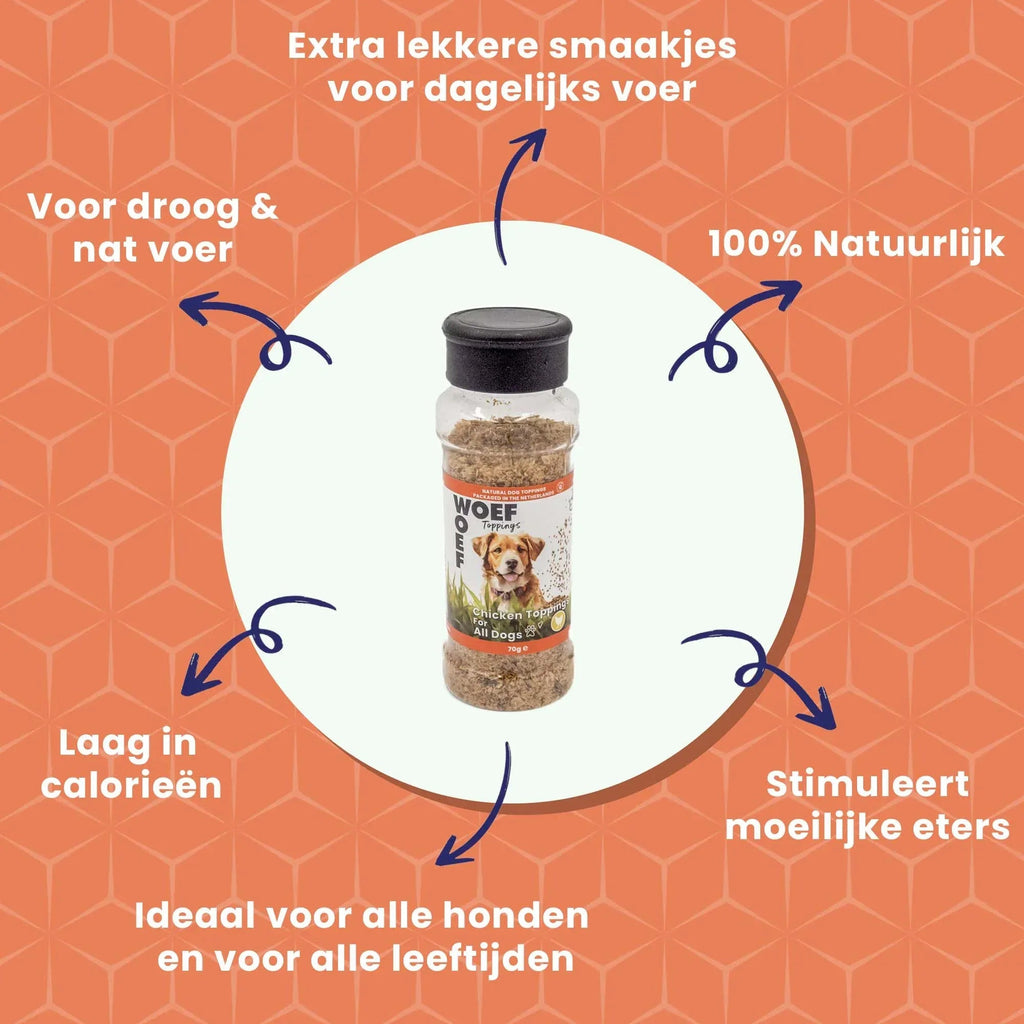 Hondenvoer Toppings - Kip Smaak-3