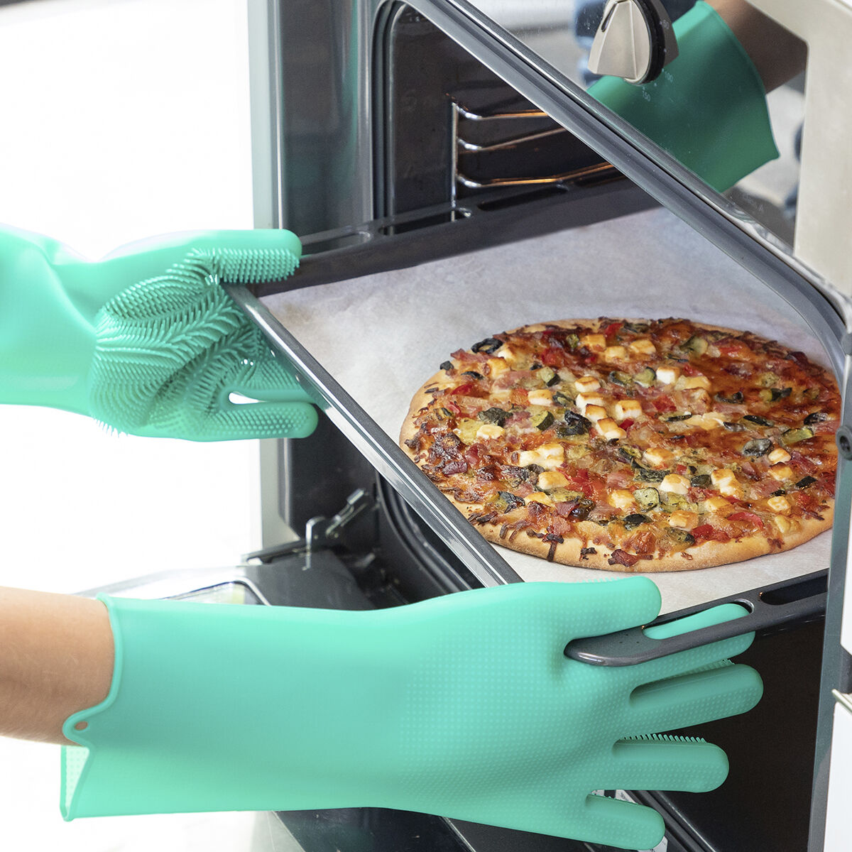 Multi-Purpose Silicone Gloves InnovaGoods-4