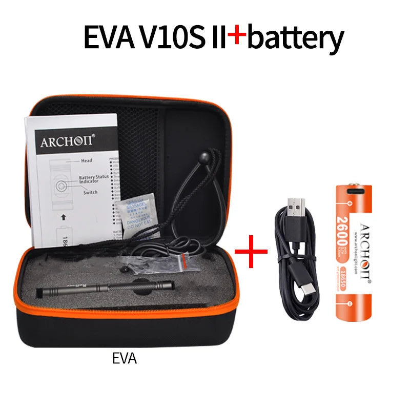ARCHON V10S II 1200 Lumen Dive Light-13