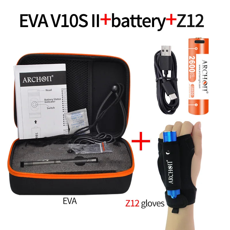 ARCHON V10S II 1200 Lumen Dive Light-14