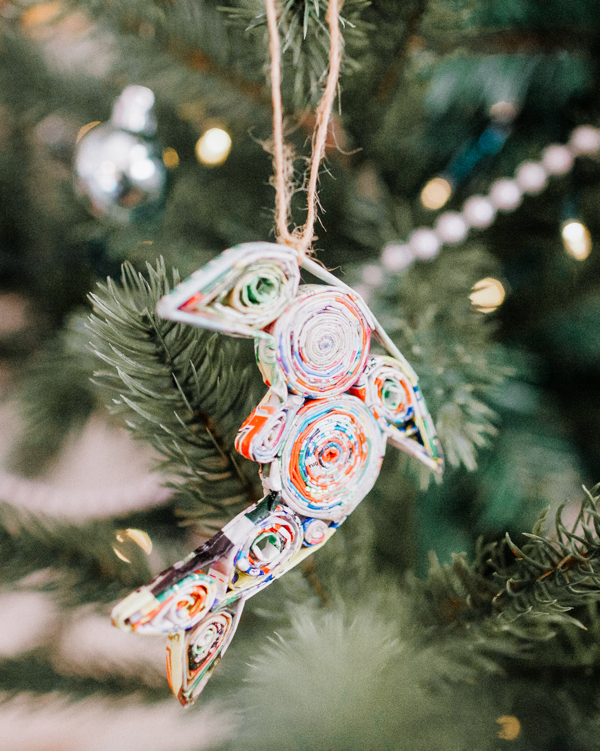 Quilled Paper Dolphin Ornament-1
