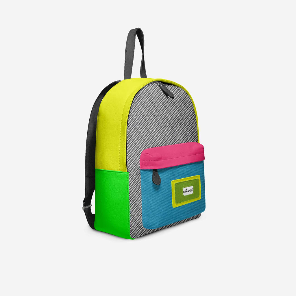 Vegan Backpack Brooklyn Pop by BYMANYC ® New York - Handmade Italy-0