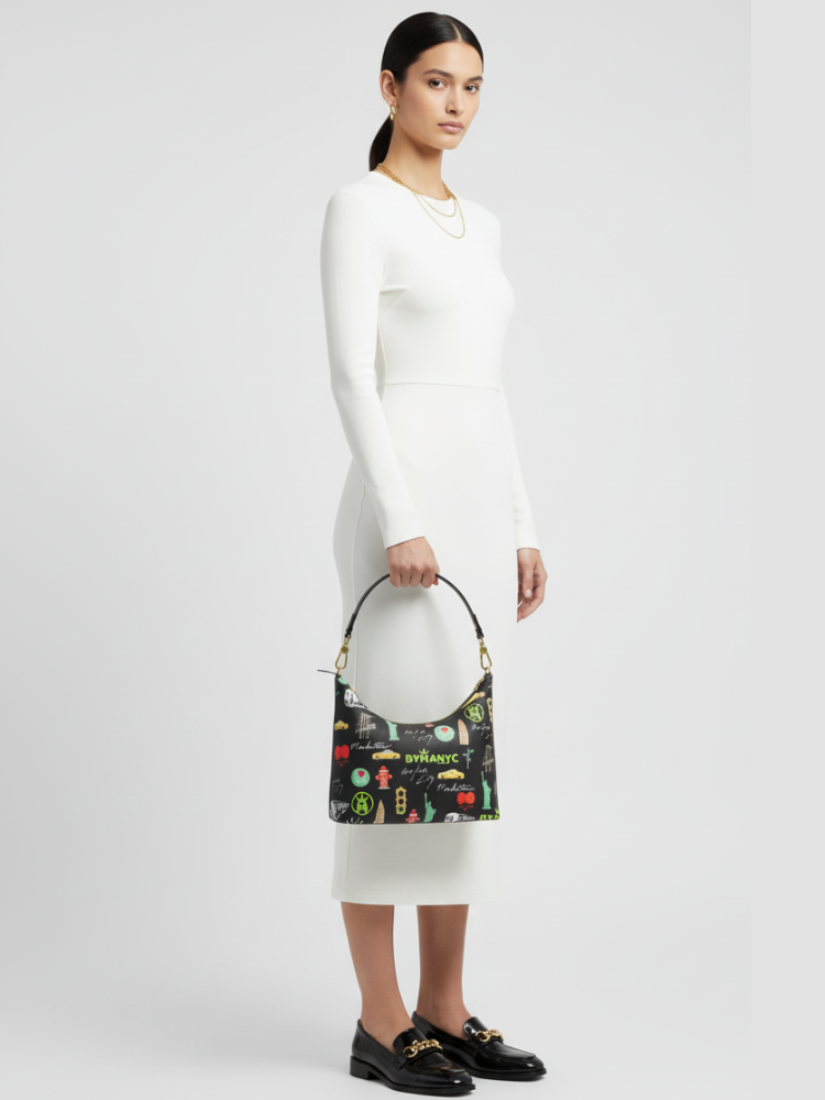 Vegan Bag NOIR COUTURE – BYMANYC ® New York Luxury Eco Design-3