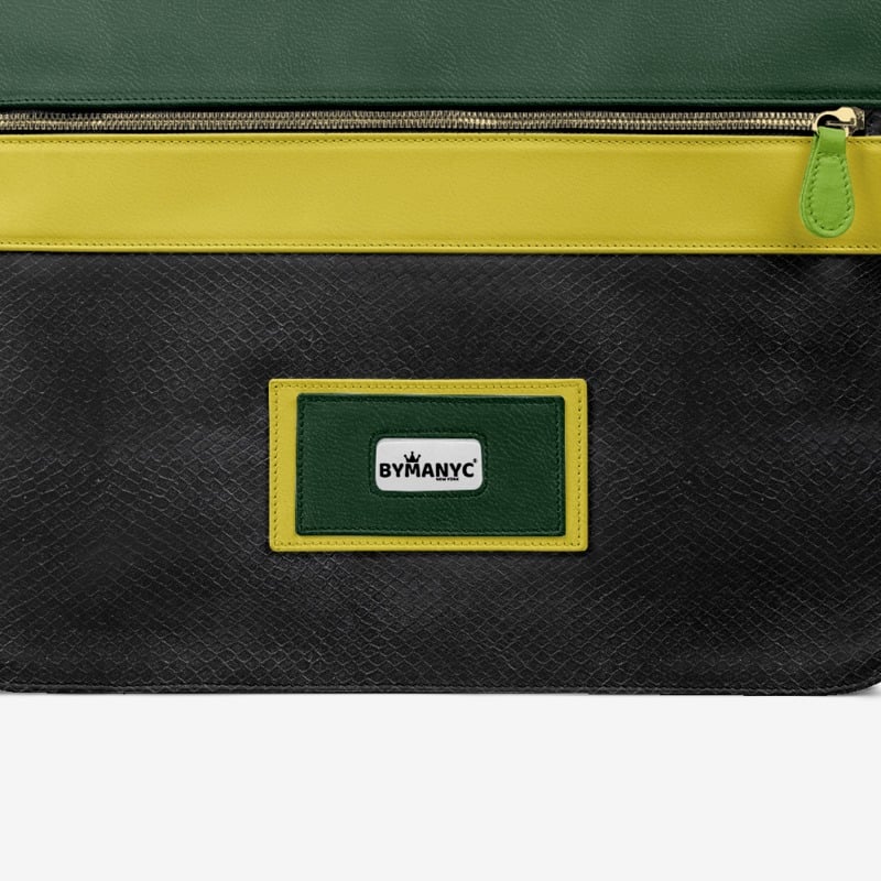 Vegan Executive Messenger Bag 16” | BYMANYC ® New York Crafted in Italy-2