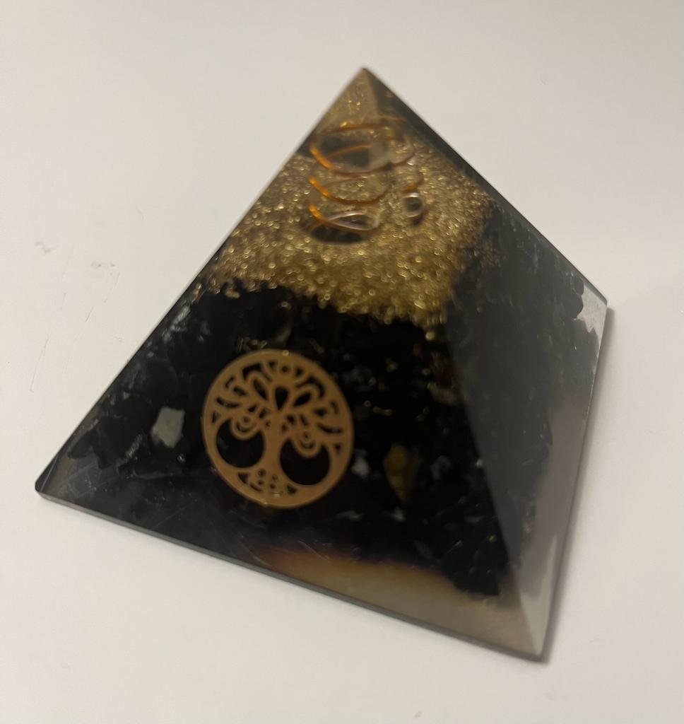 Black Tourmaline Orgonite Pyramid-2