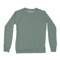 Women's Plain Crew Sweatshirt, Sage