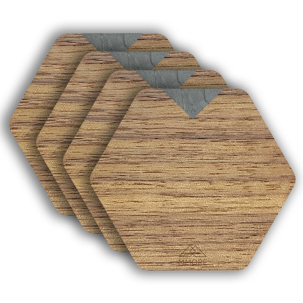 Wooden Coasters - American Walnut / Set of 4 Coasters-0