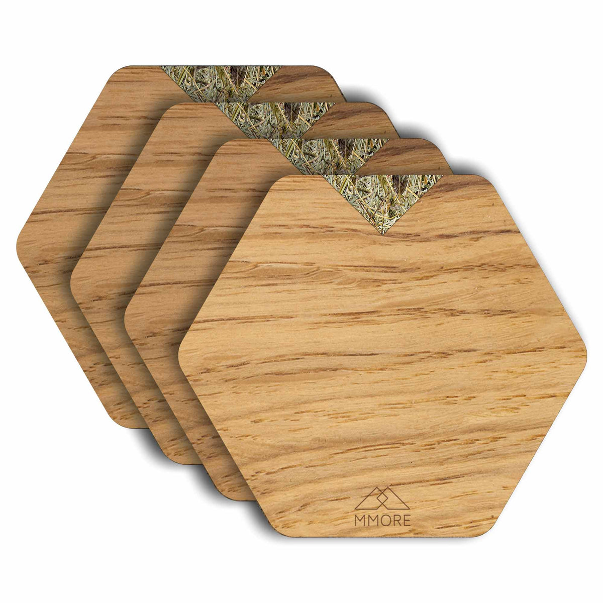 Wooden Coasters - Oak / Set of 4 Coasters-0