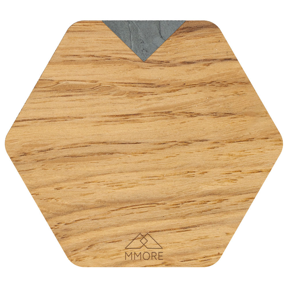 Wooden Coasters - Oak / Set of 4 Coasters-6