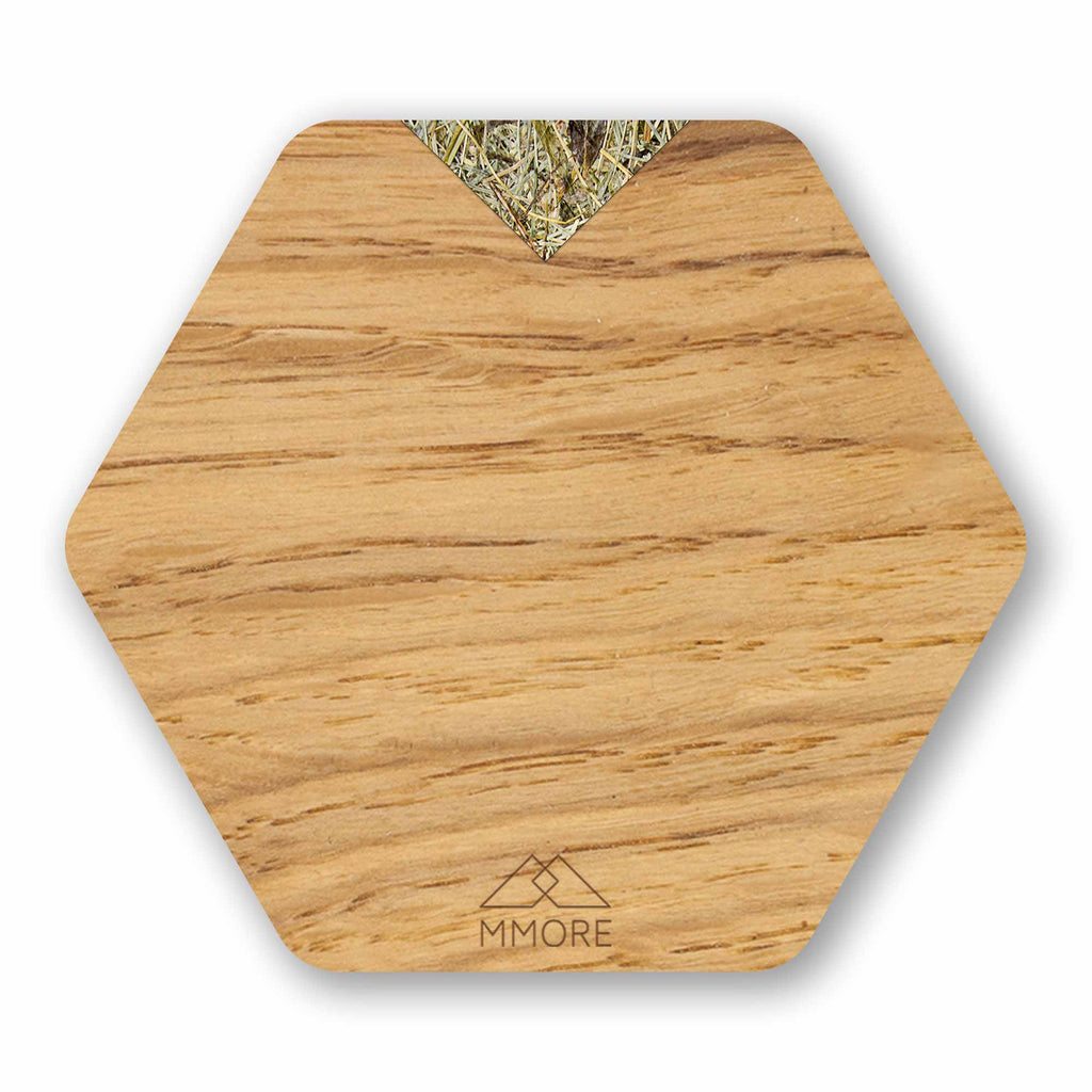 PERSONALIZED Wooden Coasters - Oak / Set of 4 Coasters-11