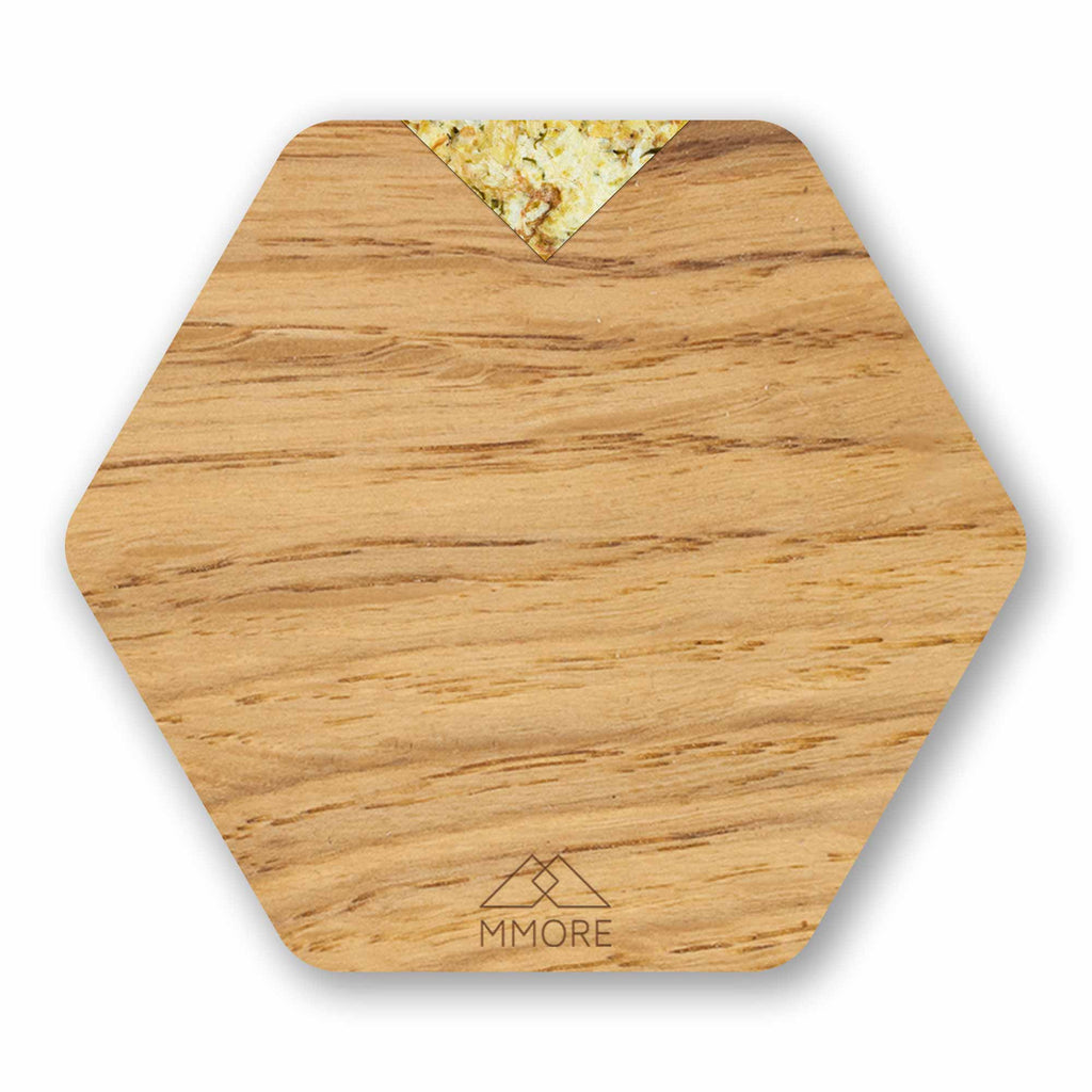 PERSONALIZED Wooden Coasters - Oak / Set of 4 Coasters-14