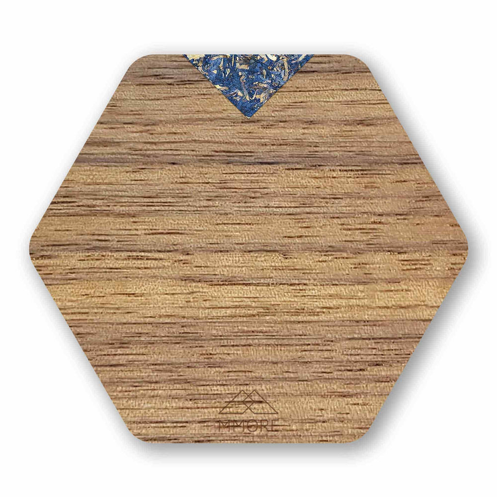 PERSONALIZED Wooden Coasters - American Walnut / Set of 4 Coasters-8