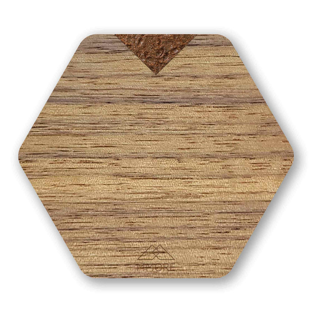 PERSONALIZED Wooden Coasters - American Walnut / Set of 4 Coasters-9