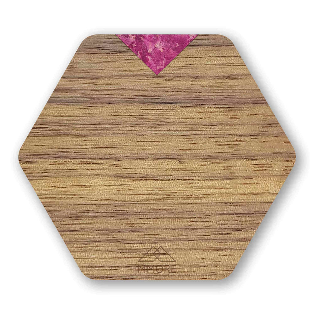 PERSONALIZED Wooden Coasters - American Walnut / Set of 4 Coasters-14