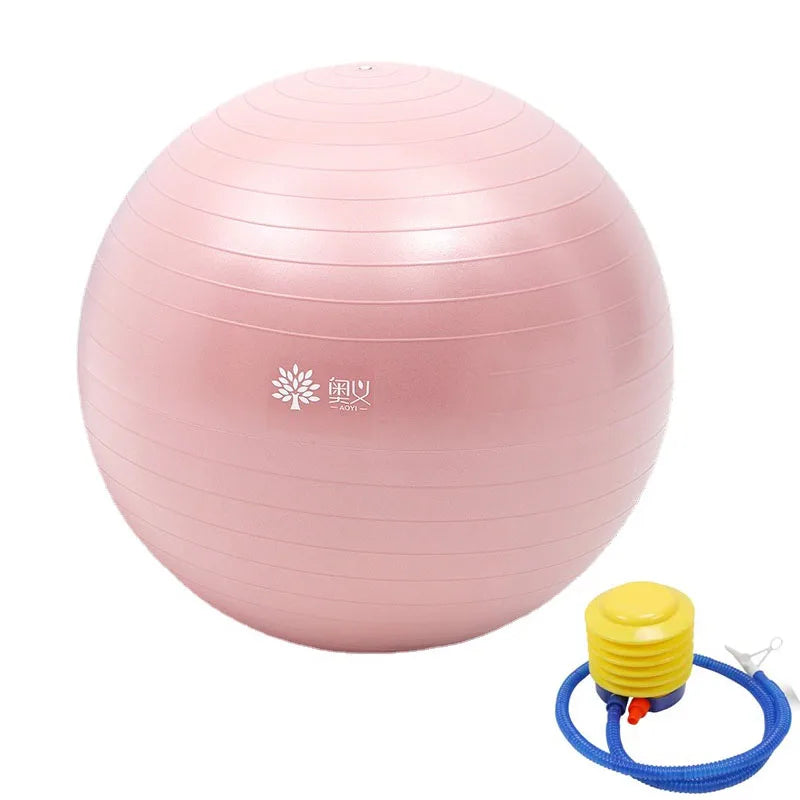Yoga Ball Anti-Burst with Pump Stability & Balance-0