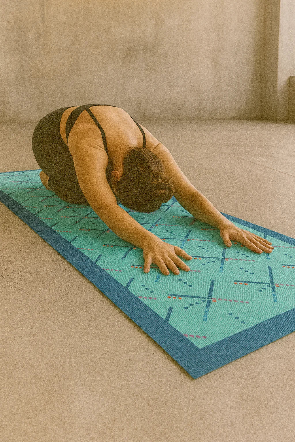 Yoga Mat | 6mm Thick | Turquoise | Non-Slip | Eco Friendly | Yune Yoga | PDX Carpet-1