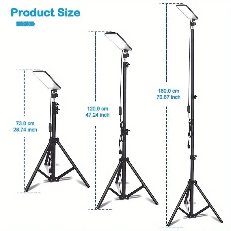 Black Matte Portable Outdoor Camping Lamp with USB Charging-3
