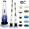 Cordless Electric Scrubber with 9 Brush Heads-0