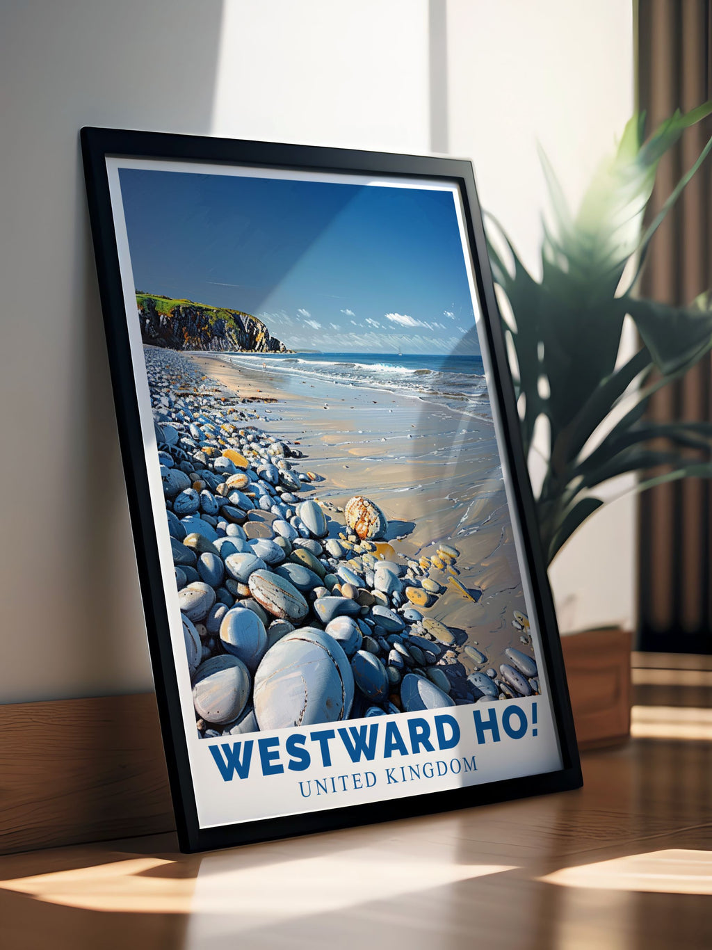 Westward Ho!   Prints - Pebble Ridge Ideal Home Decor - United Kingdom  Travel Posters-4