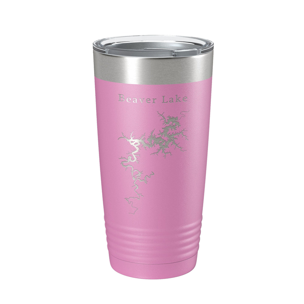 Beaver Lake Map Tumbler Travel Mug Insulated Laser Engraved Coffee Cup Arkansas 20 oz-14