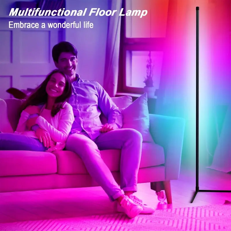 RGB Remote Control Wall Corner Ambient Light - 1.5m Height-4