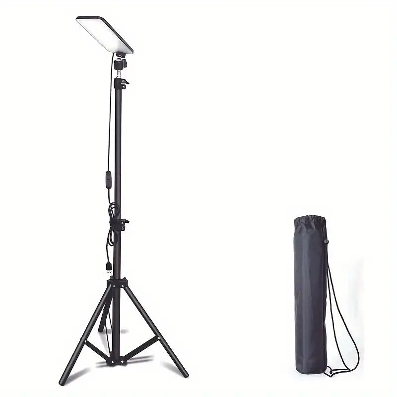 Black Matte Portable Outdoor Camping Lamp with USB Charging-0