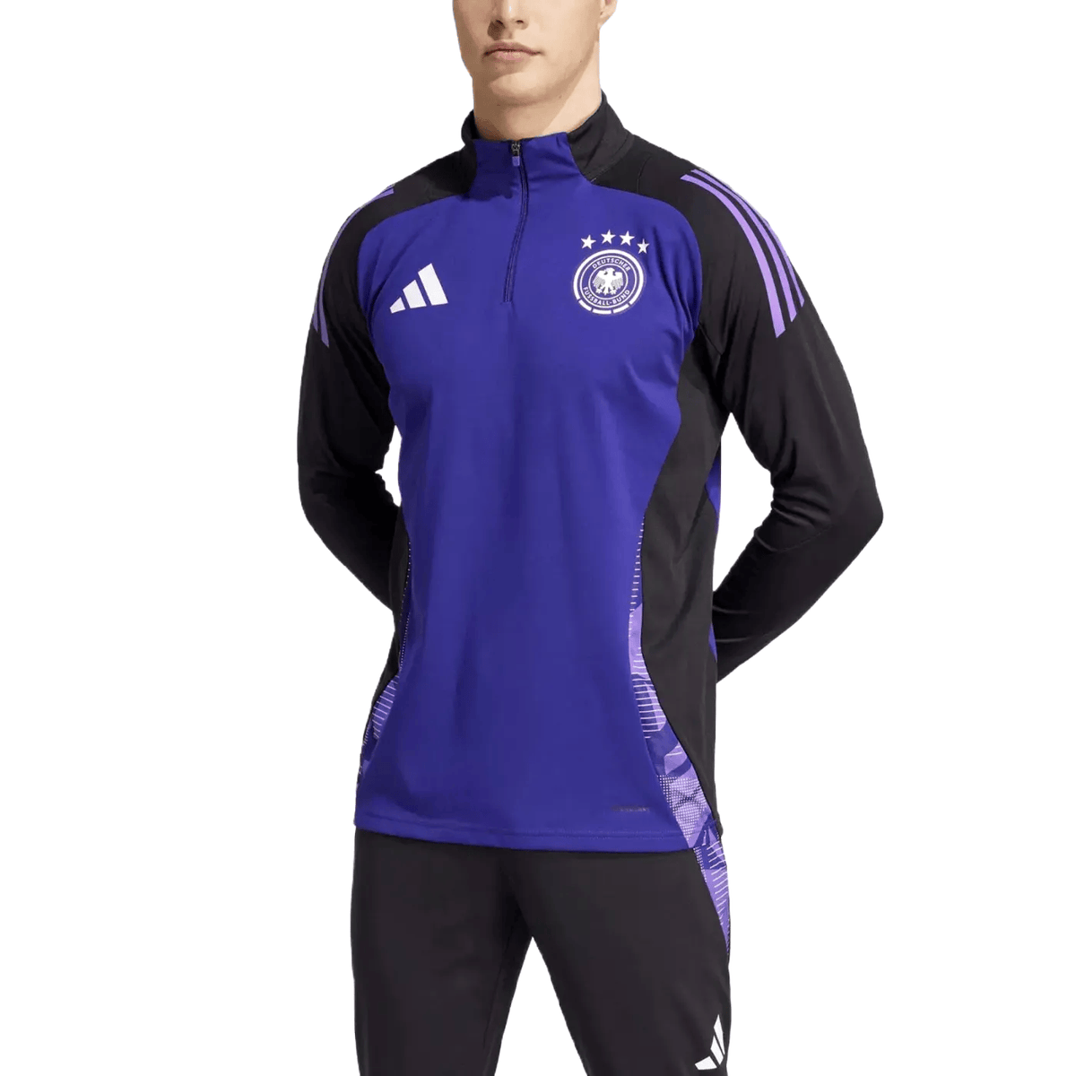 Germany purple/black training technical tracksuit 2024/25 - Adidas-1