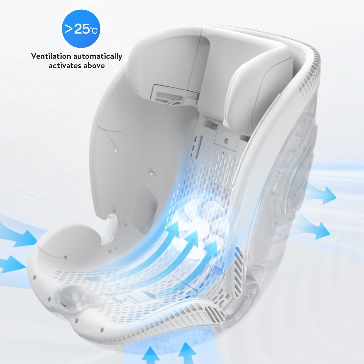 Angel Guardian 0-12 Years 360° Rotation Grey Car Seat-4