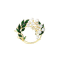 Aromatic Jasmine Gold Brooch-0