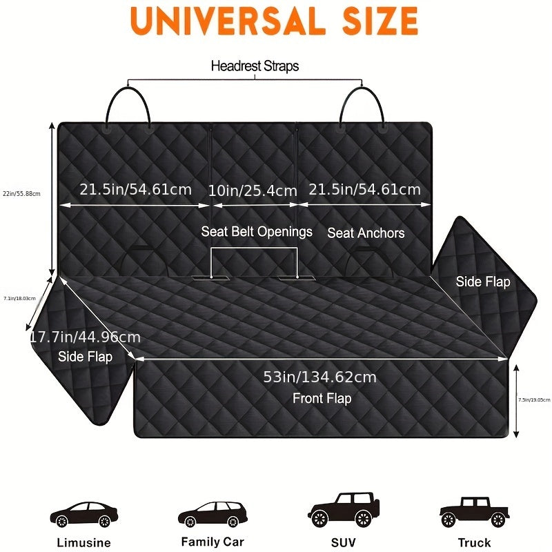 Pet Protector Waterproof Dog Car Mat-1